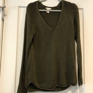 H&M Army Green Knit Sweater